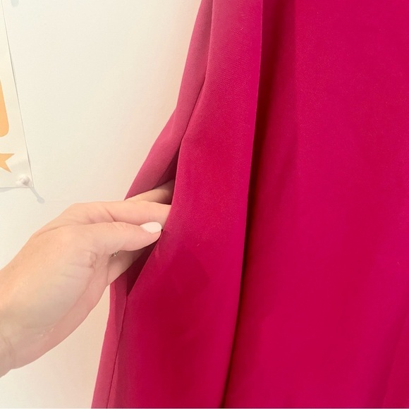 NWT Black Halo McAdam Dress Hot Pink With Pockets New - Picture 4 of 12